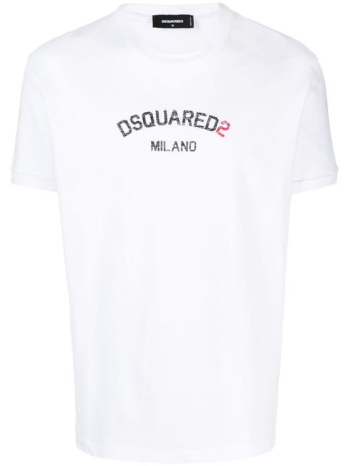 logo-print cotton T-shirt